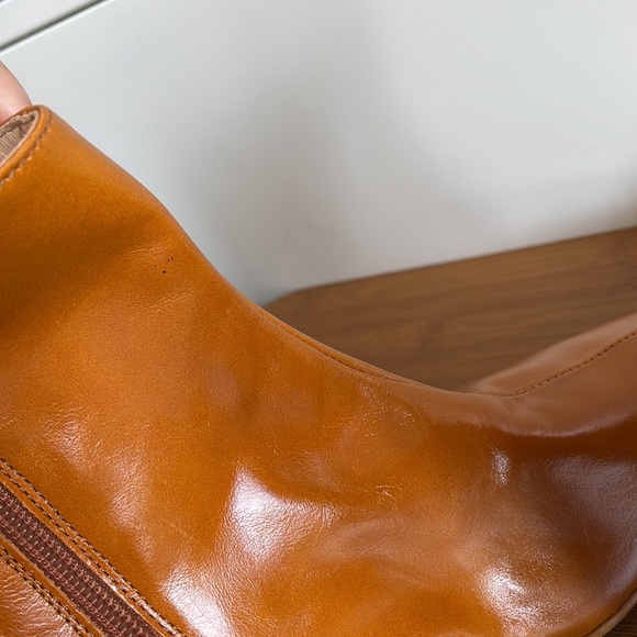 INTENTIONALLY BLANK Square Toe Thin Block Heel Bootie Size 7 - Picture 6 of 7